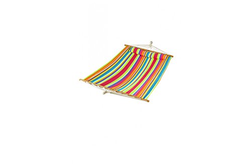 Patio Bliss Oversized Hammock with Spreader Bars and Pillow - Tropical Fruit
