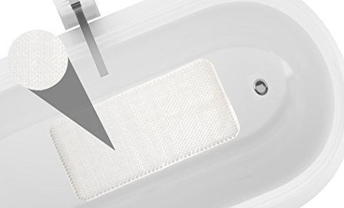 Royal Bath Anti Slip Vinyl Grass Bath Tub Mat (14 inch x 26 inch ) - Clear