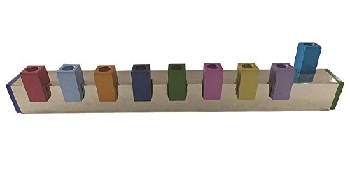 Lamp Lighters Ultimate Judaica Menorah Multi 12.2 inch x 1.5 inch x 2.5 inch