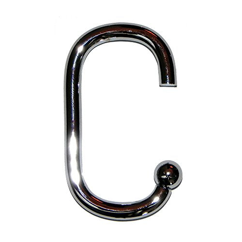 Park Avenue Deluxe Collection Park Avenue Deluxe Collection inch C inch Shower Curtain Hooks in Chrome