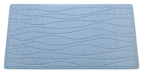 Royal Bath Slip Resistant Rubber Bath Mat (18 inch x 36 inch ) - Slate Blue