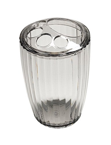 Park Avenue Deluxe Collection Park Avenue Deluxe Collection Black Rib-Textured Toothbrush Holder