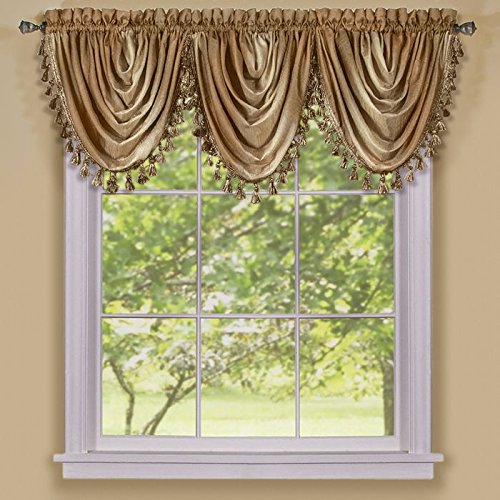 Ben&Jonah Collection Ombre Waterfall Valance - Sandstone