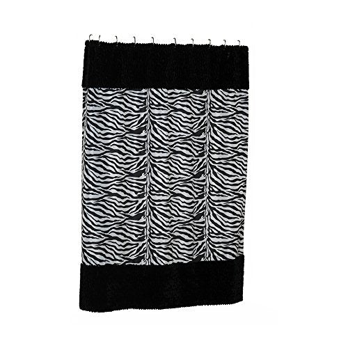 Park Avenue Deluxe Collection Park Avenue Deluxe Collection inch Savanna inch Faux-Fur-Trimmed Shower Curtain