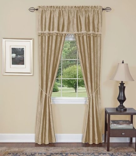 Park Avenue Collection Harrison 5 Piece Set 55x63 - Tan