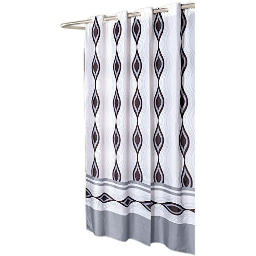 Park Avenue Deluxe Collection Park Avenue Deluxe Collection Shower Stall-Sized EZ-ON? inch Harlequin inch Polyester Shower Curtain