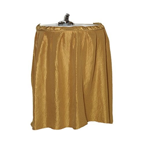 Park Avenue Deluxe Collection Park Avenue Deluxe Collection inch Lauren inch Diamond-Piqued 100% Polyester Sink Drape in Gold