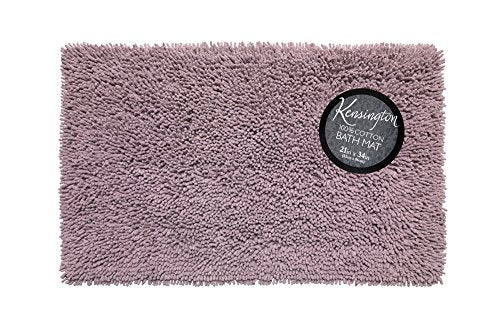 Park Avenue Deluxe Collection Park Avenue Deluxe Collection Shaggy Cotton Chenille Bath Room Rug Size 21 inch x34 inch in Purple