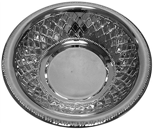 Ben and Jonah Wash Bowl Stainless Steel Diamond Pattern