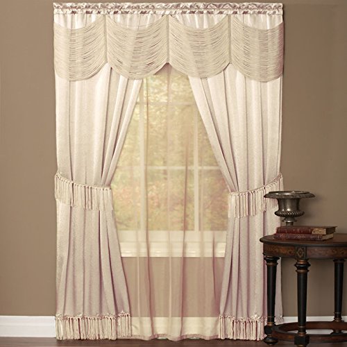 Park Avenue Collection Halley 6 Piece Set - 56x63 - Ivory