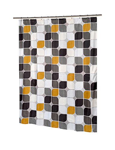 Park Avenue Deluxe Collection Park Avenue Deluxe Collection inch Metro inch Stall Size Fabric Shower Curtain