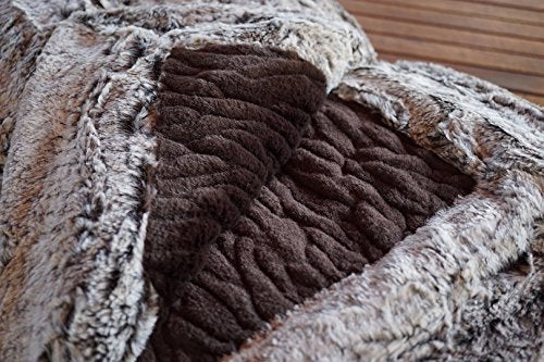 Bon Iver Collection Birch Couture Oversized Throw (60 inch X 72 inch ) - Made in the Usa