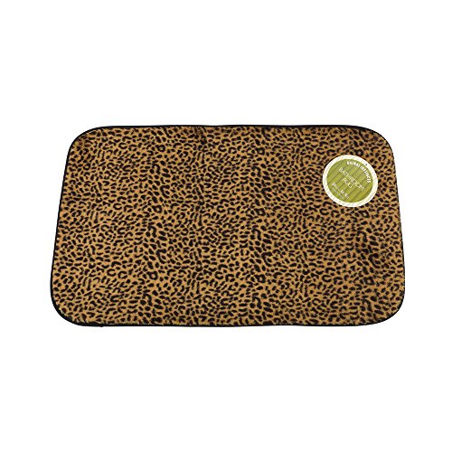 Park Avenue Deluxe Collection Park Avenue Deluxe Collection inch Leopard inch Faux Fur Bath Mat