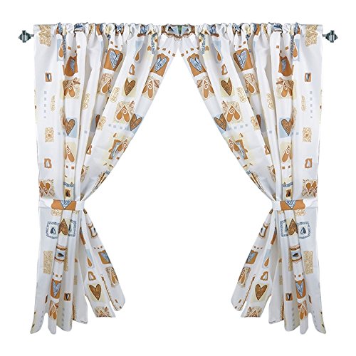 Park Avenue Deluxe Collection Park Avenue Deluxe Collection inch Patty inch Fabric Window Curtain