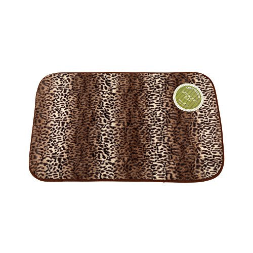 Park Avenue Deluxe Collection Park Avenue Deluxe Collection inch Cheetah inch Faux Fur Bath Mat
