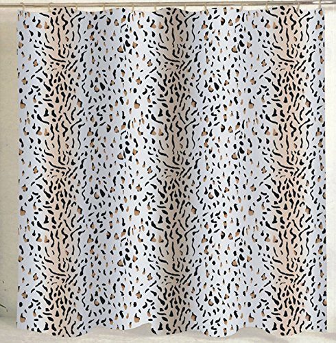 Wild Selva Panther Design Extra Wide Fabric Shower Curtain Size: 108 inch x 72 inch