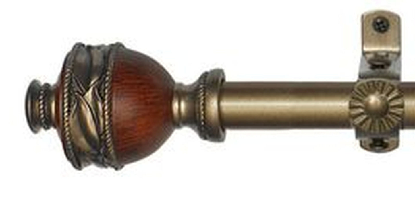 Traditional Elegance Decorative Rod & Finial Maria 66-120