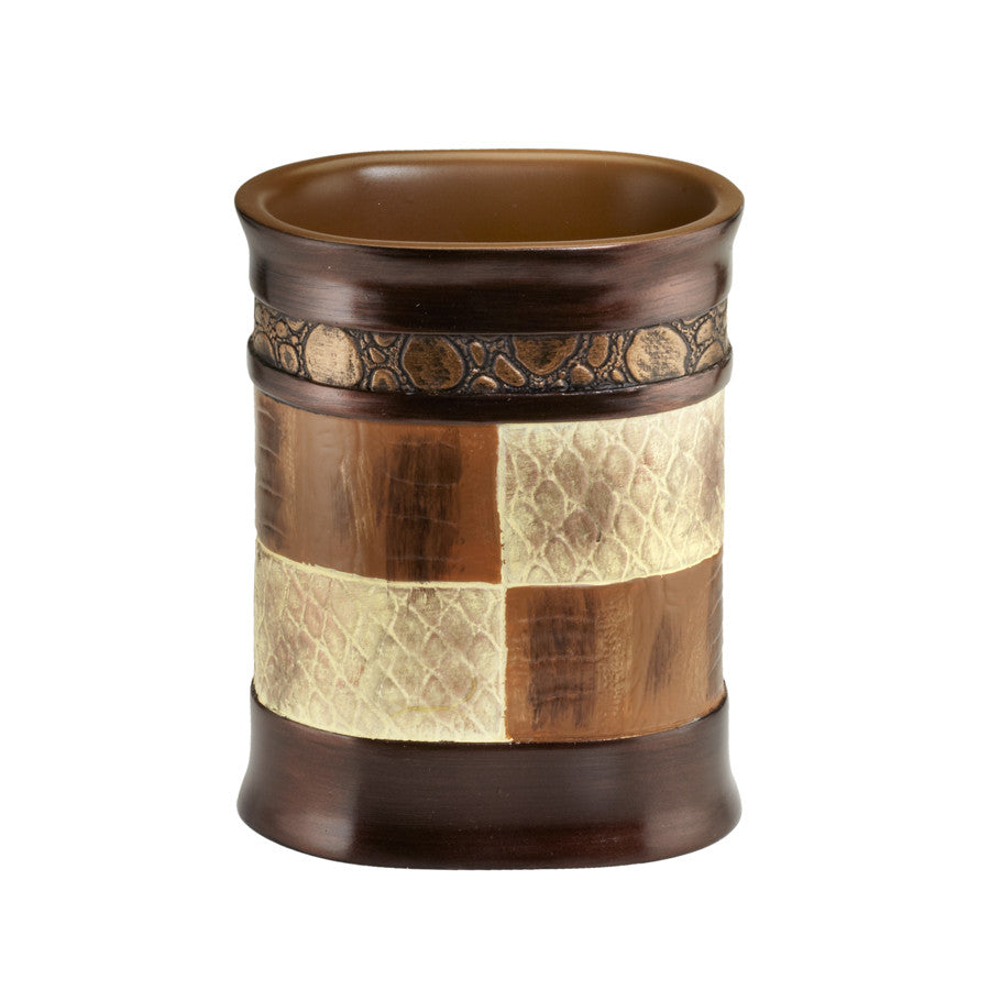 Royal Bath Wild Safari Kenya Heavy Resin Tumbler (4"H x 3"W x 2"D)