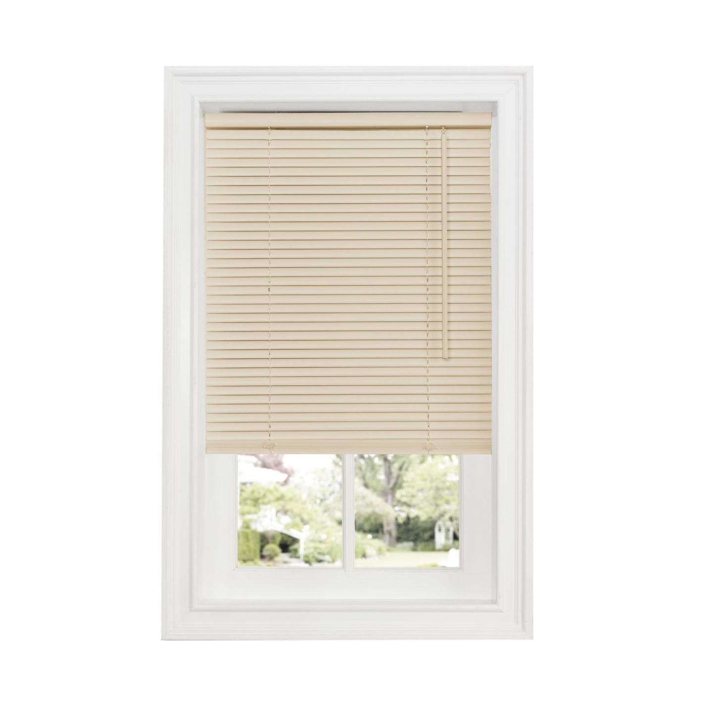 Traditional Elegance Cordless Anochecer Collection 1" Room Darkening Mini Blind 36x64 Alabaster