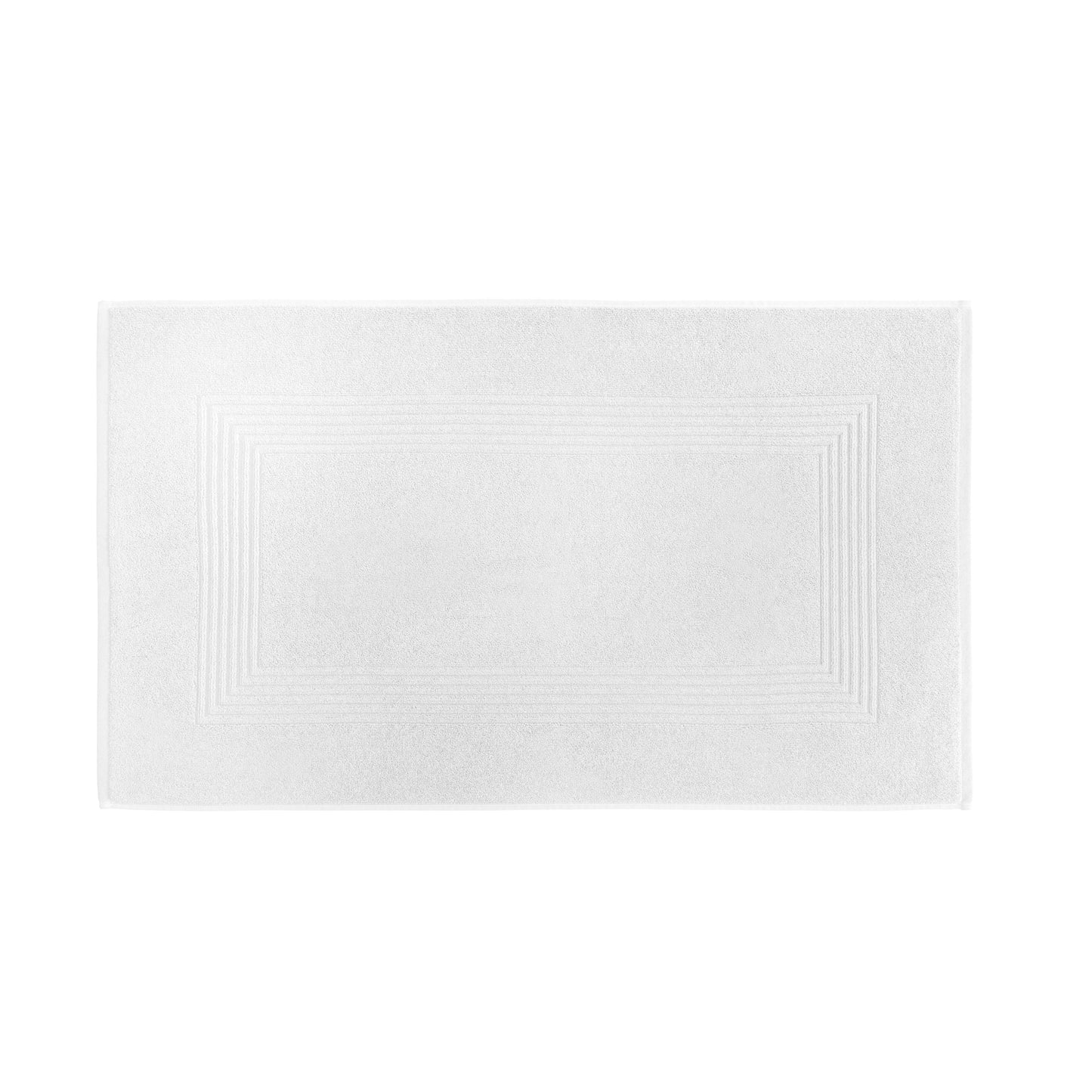 Royal Bath 600-Gram Long Twist Cotton Bath Mat (20" x 34") - White