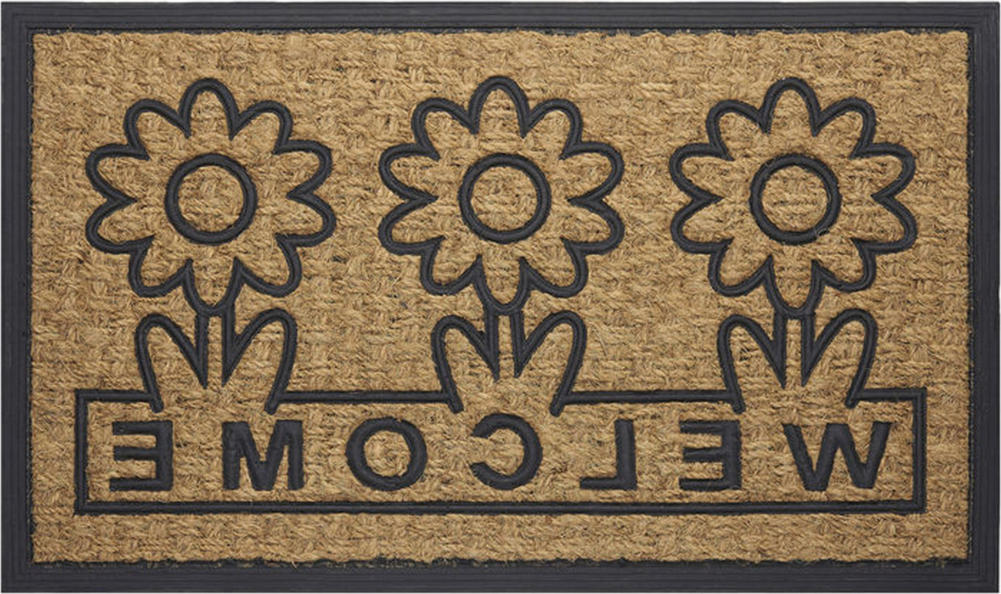 Traditional Elegance Coco Mat Daisy - 18x30