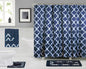 18-Piece Bathroom Set - Total makeover - Includes Fabric Shower Curtain, Bath Rug & Contour Rug, 3 Towels and 12 Hooks