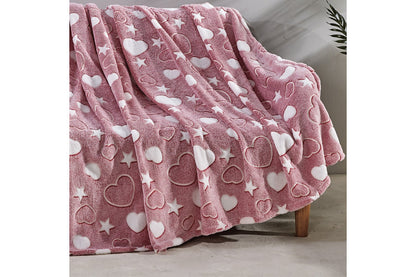 Ben & Jonah Glow In The Dark Throw Blanket – 50 X 70 Inch Soft Polyester, Luminous Design For Cozy Nights