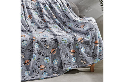 Ben & Jonah Glow In The Dark Throw Blanket – 50 X 70 Inch Soft Polyester, Luminous Design For Cozy Nights