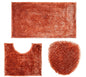 Ben & Jonah 3 Piece Marled Chenille Shag Bath Rug Set