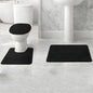 Soft Comfort Plush 3-Piece Bath Rug Set with Non-Skid Backing