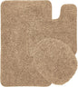 Ben & Jonah Layla 3 Piece Shaggy Bathroom Rug Set, Bath Mat, Contour Rug, Standard Toilet Lid Cover, Non-Slip