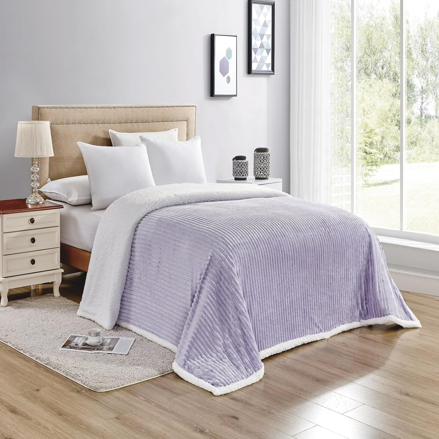 Corduroy Sherpa Blanket