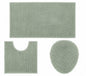 Ben & Jonah 3 Piece Marled Chenille Shag Bath Rug Set