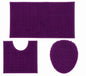 Ben & Jonah 3 Piece Marled Chenille Shag Bath Rug Set