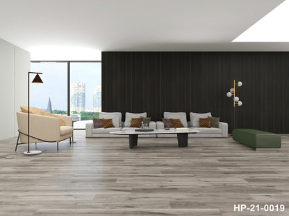 LUXURIOUS VINYL 48" FLOOR PLANK WOOD COLOR INTERLOCKING EASY INSTALLATION, COVERS 25.67 SQFT