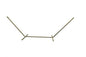 Patio Bliss Hammock Stand 15 ft. GALVANIZED Steel- Taupe - Taupe