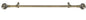 Park Avenue Collection Metallo Decorative Rod & Finial Cosmo 66-120