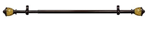 Park Avenue Collection Camino Decorative Rod & Finial Lincroft 48-86