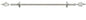 Park Avenue Collection Metallo Decorative Rod & Finial Lexus Silver 28-48