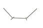 Patio Bliss Hammock Stand 15 ft. GALVANIZED Steel- Bronze - Bronze