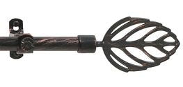 Ben&Jonah Collection Metallo Decorative Rod & Finial Leaf 66-120