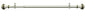 Park Avenue Collection Camino Decorative Rod & Finial Embrace 28-48