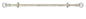 Park Avenue Collection Metallo Decorative Rod & Finial Ilana 66-120