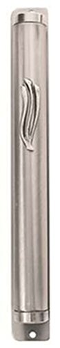 Ultimate Judaica Mezuzah Cover with Modern Wavy Shin Design - 12 CM