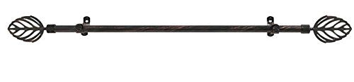 Park Avenue Collection Metallo Decorative Rod & Finial Leaf 48-86