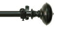 Ben&Jonah Collection Buono II Decorative Rod & Finial Othello Mocha 48-86
