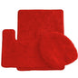 Simple Elegance by Ben&Jonah 3 Piece Bath Rug Set: 1 Bath Rug , 1 Contour Mat and 1 Toilet Seat Cover