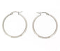 Ben and Jonah Stainless Steel Sharp Hoop Earring (30mm)