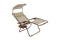 Patio Bliss DELUXE GRAVITY FREE Recliner with Covered Bungee - Sand