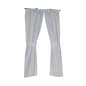 Park Avenue Deluxe Collection Park Avenue Deluxe Collection Polyester Fabric Window Curtain in White